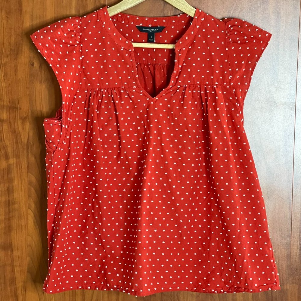 Banana Republic Flutter Sleeveless Top